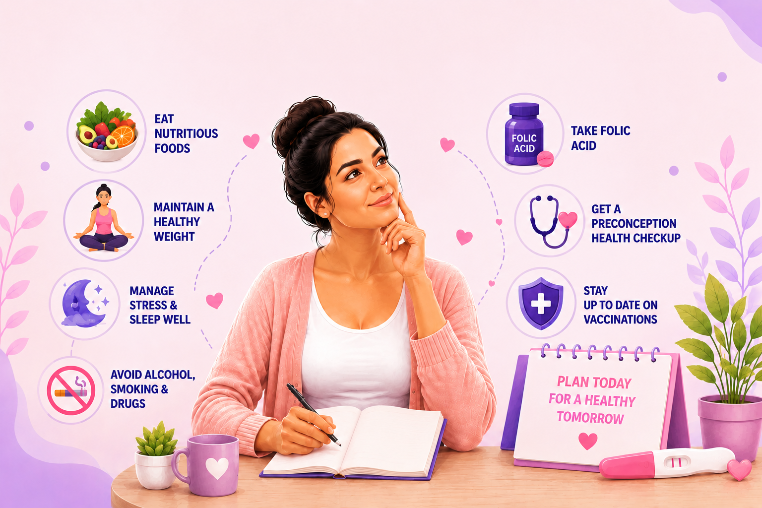 Preconception Checklist: What to Do 3–6 Months Before Trying to Conceive